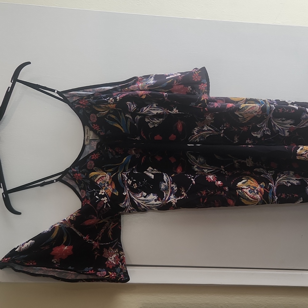 Ladies black floral Dress
